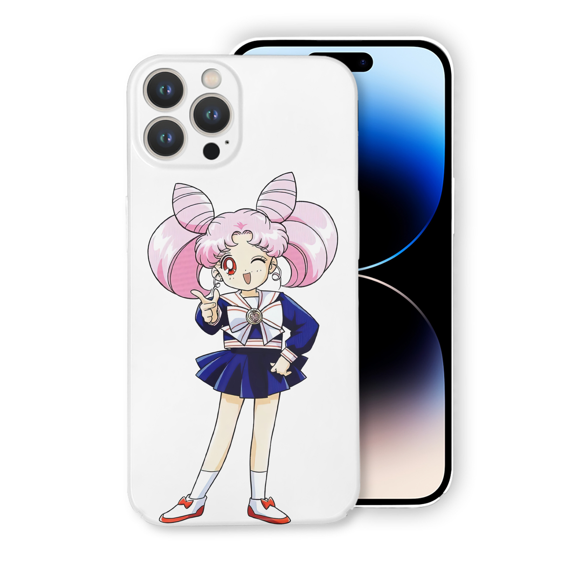 （画像用） 美少女戦士セーラームーン ちびうさ Sailor Moon Chibiusa Tsukino Usagi Small Lady Serenity 【iPhone 14シリーズ対応】ハードケース